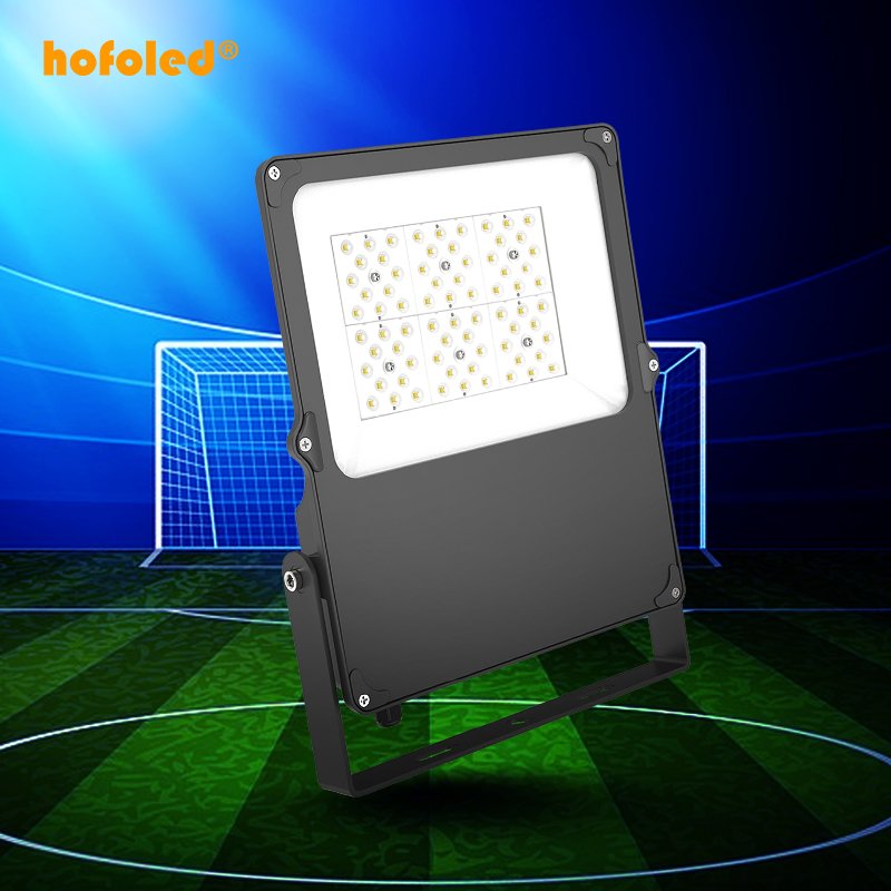 IP66 Rated 200W 300W 400W LED Flood Light for Sports Tennis Courts Stadiums Aluminum Glass Lamp Body with AC Power