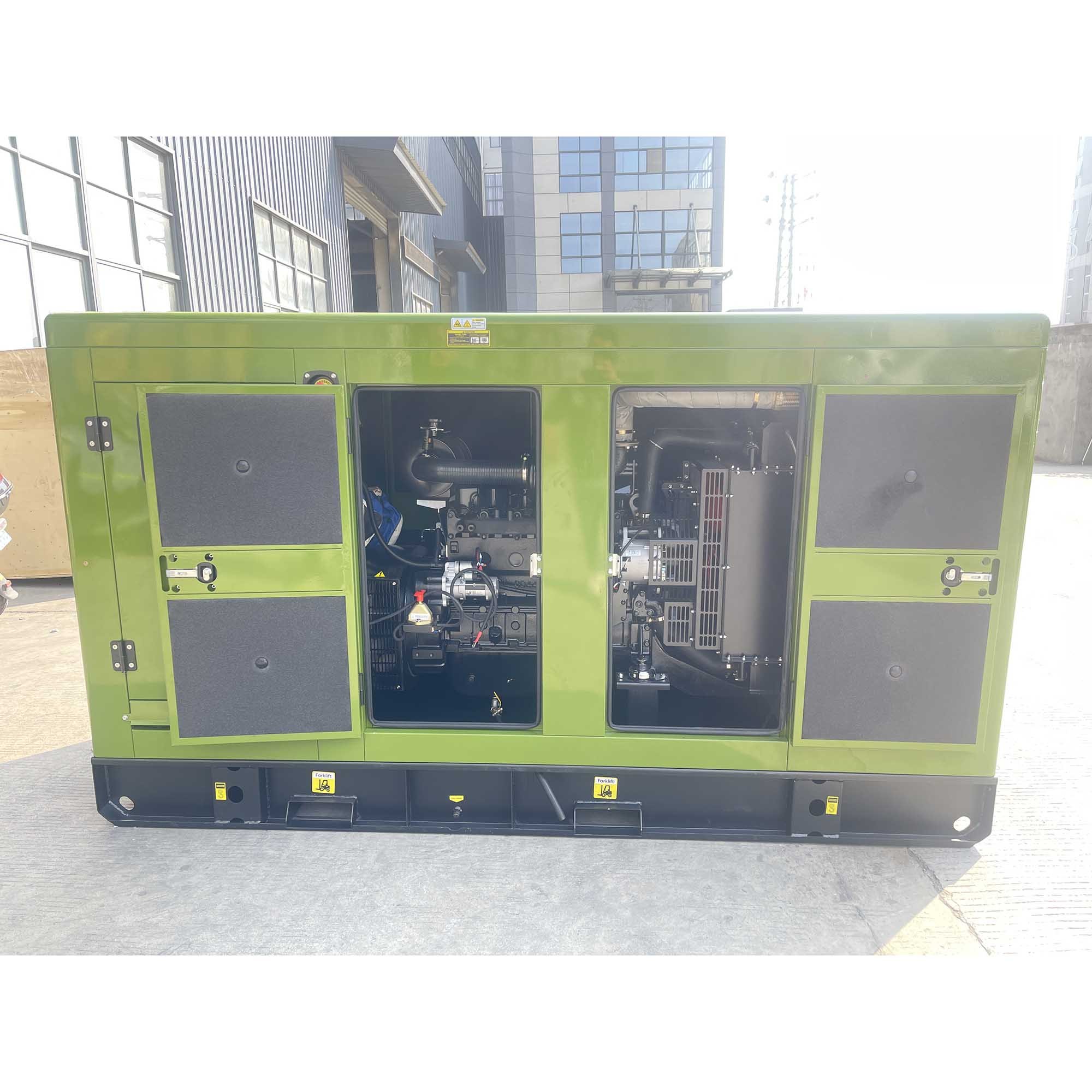 Single Phase 125 KVA 125KVA 100KW 100 KW Cum Mins Engine 1 Phase Genset Green Silent Diesel Generator