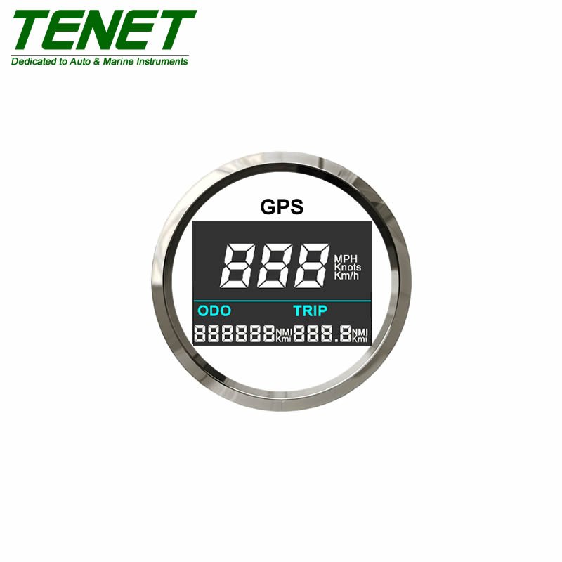 52mm Digital Speedometer Universal Auto Meter Mini Size Speedometer for Scooter Boat Dirt Truck Waterproof Speedo