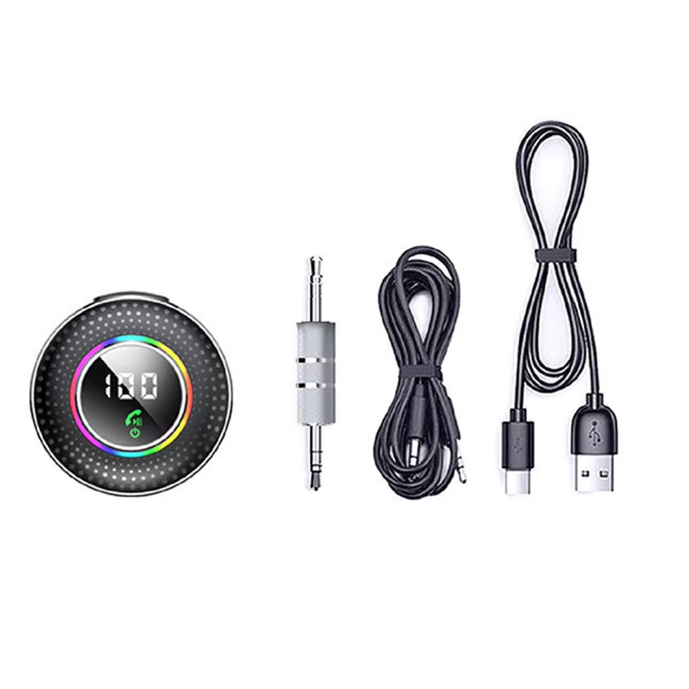 Special Offer Bt 5.0 Receiver for Car, Noise Cancelling Bt AUX Adapter, Bt Music Receiver for Home Stereo/Wired Headphone