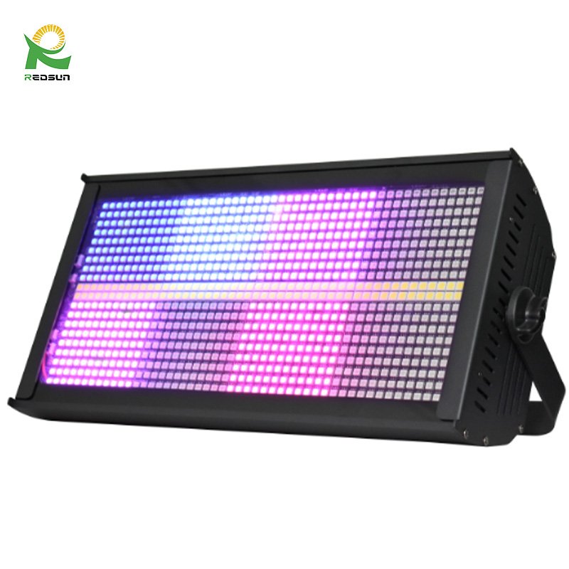 Redsun 960pcsx0.25W 3 in 1 LED Rgb Strobe Light 8 Section Dmx Wall Washer Light DMX512 Auto Control