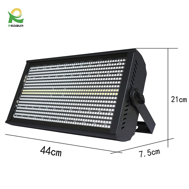 Redsun 960pcsx0.25W 3 in 1 LED Rgb Strobe Light 8 Section Dmx Wall Washer Light DMX512 Auto Control