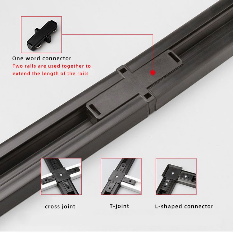 LED COB Track Light 10W 20W Museum Exhibition Lighting Dimmable Rail Spotlight Aluminum Focus Track Lights