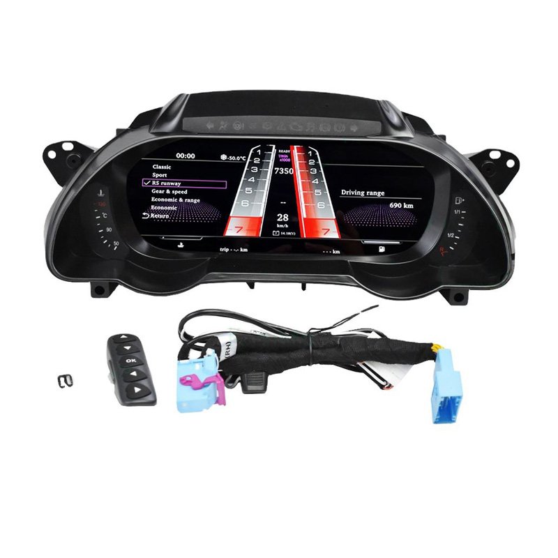 12.3 Inch LCD 720P HD Dashboard Upgrade Auto Meter Cockpit for Audi A4 A5 Digital Cluster 2008-2016