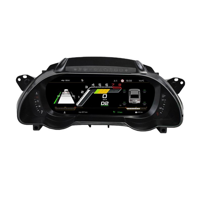 12.3 Inch LCD 720P HD Dashboard Upgrade Auto Meter Cockpit for Audi A4 A5 Digital Cluster 2008-2016