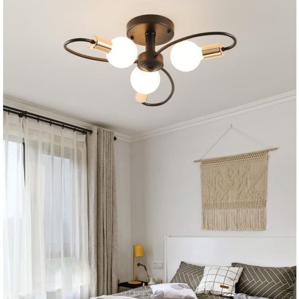 E27 Base Modern Ceiling Light for Living Room Bedroom Kitchen Hotel Decoration Pendant Light Iron Chandeliers