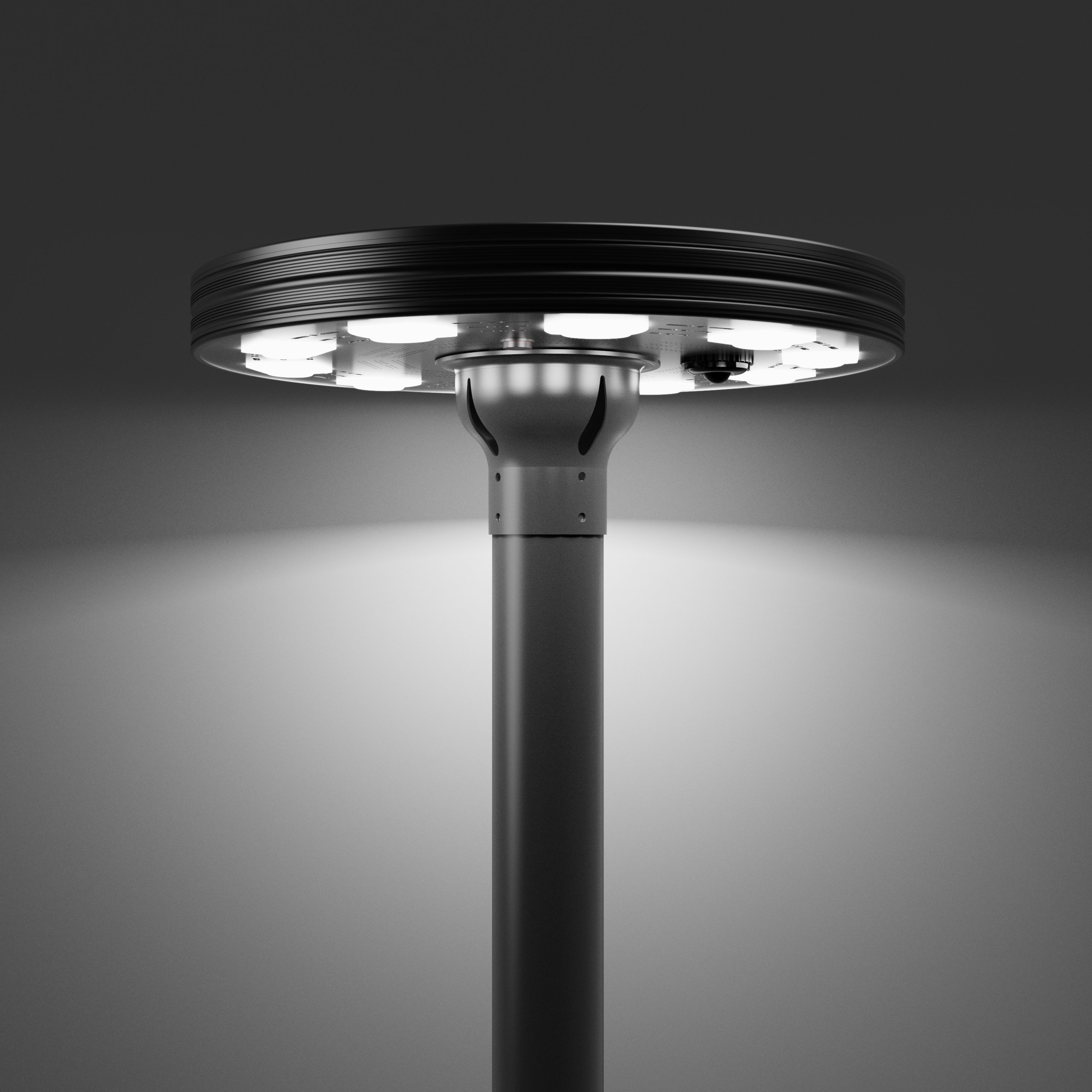 Outdoor Waterproof ufo Solar Cell Street Light Garden Led Lamp All in One IP65 160w 200w 240w