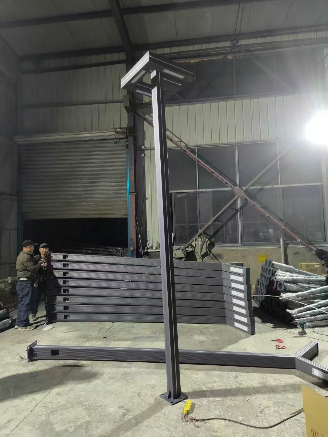 Garden Street Light Pole Post Lamp Pole 3m 4m 5m 6m Single Single Arm Pricelamp Led Exterior Lawn and Garden Outdoor Light