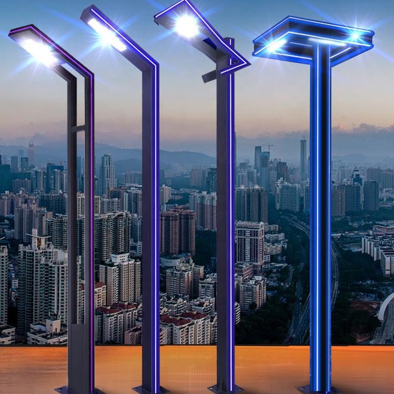 Garden Street Light Pole Post Lamp Pole 3m 4m 5m 6m Single Single Arm Pricelamp Led Exterior Lawn and Garden Outdoor Light