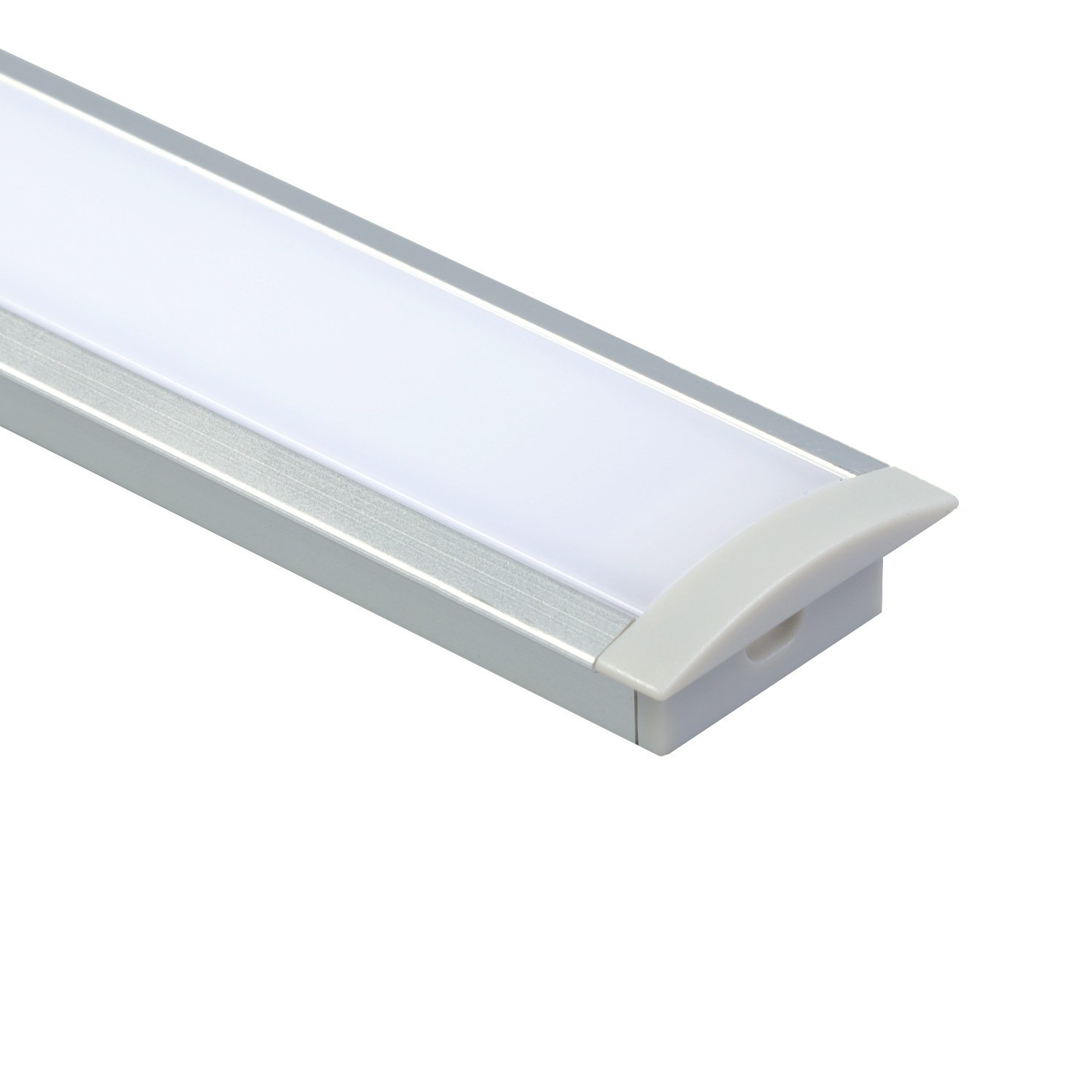 Recessed Mount Aluminum Profile LED Under Cabinet Linear Strip Light for Wardrobe Showcase Counter Shelf Profile Light
