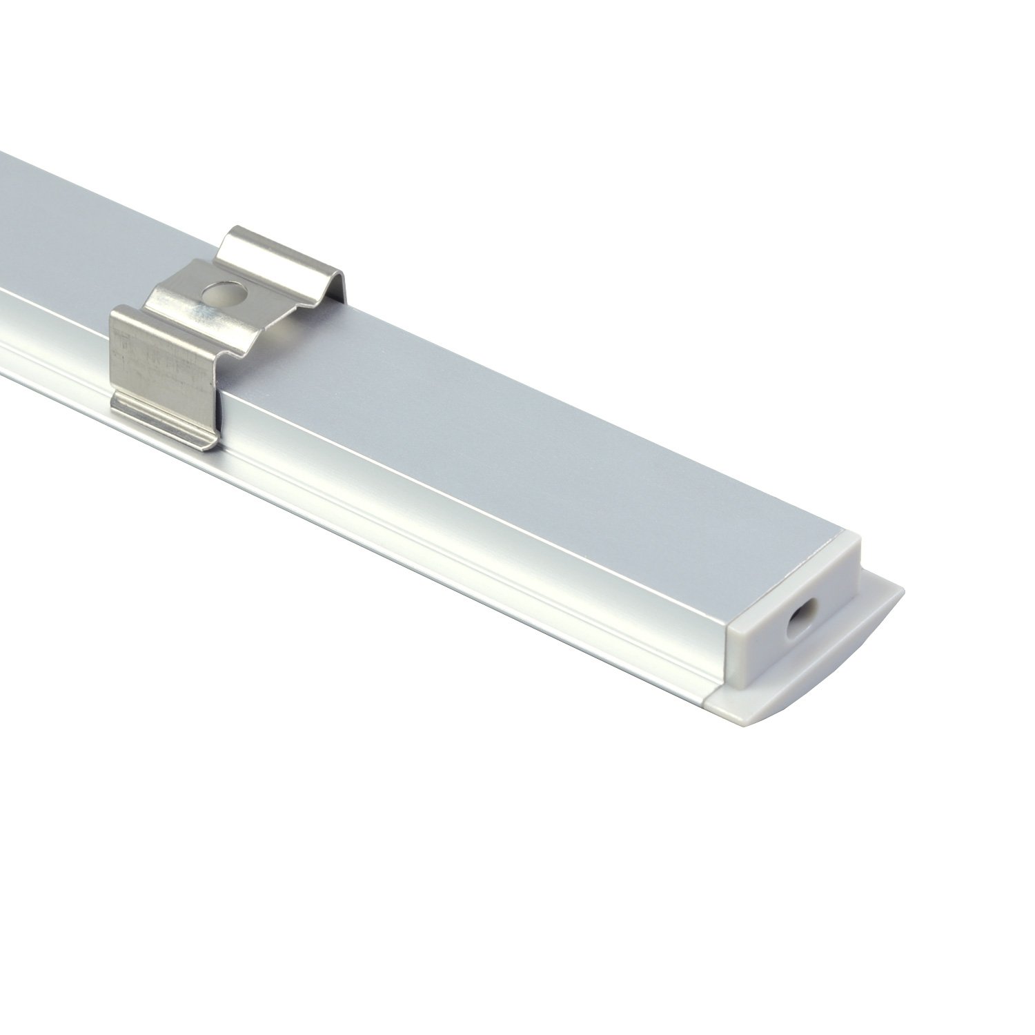 Recessed Mount Aluminum Profile LED Under Cabinet Linear Strip Light for Wardrobe Showcase Counter Shelf Profile Light