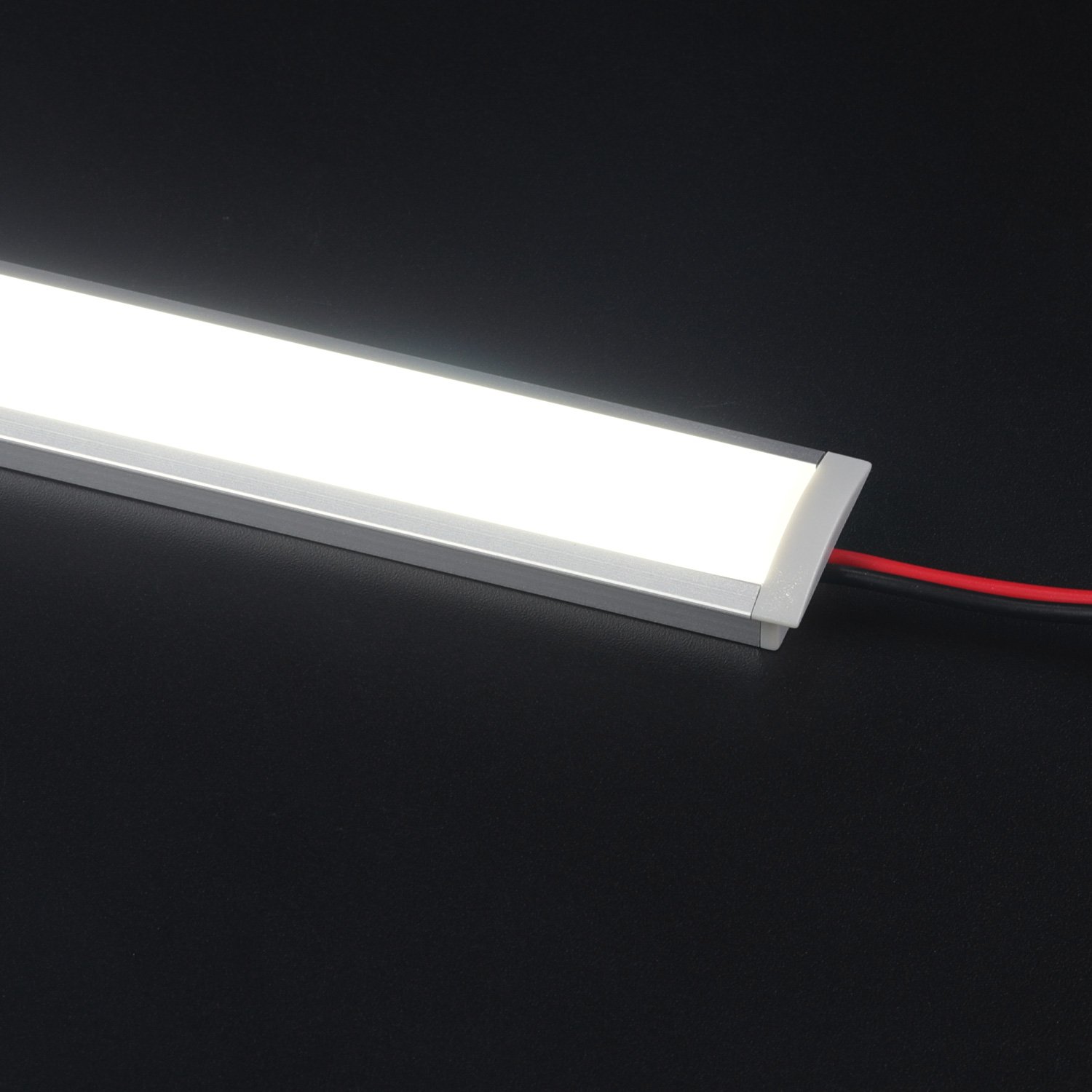 Recessed Mount Aluminum Profile LED Under Cabinet Linear Strip Light for Wardrobe Showcase Counter Shelf Profile Light