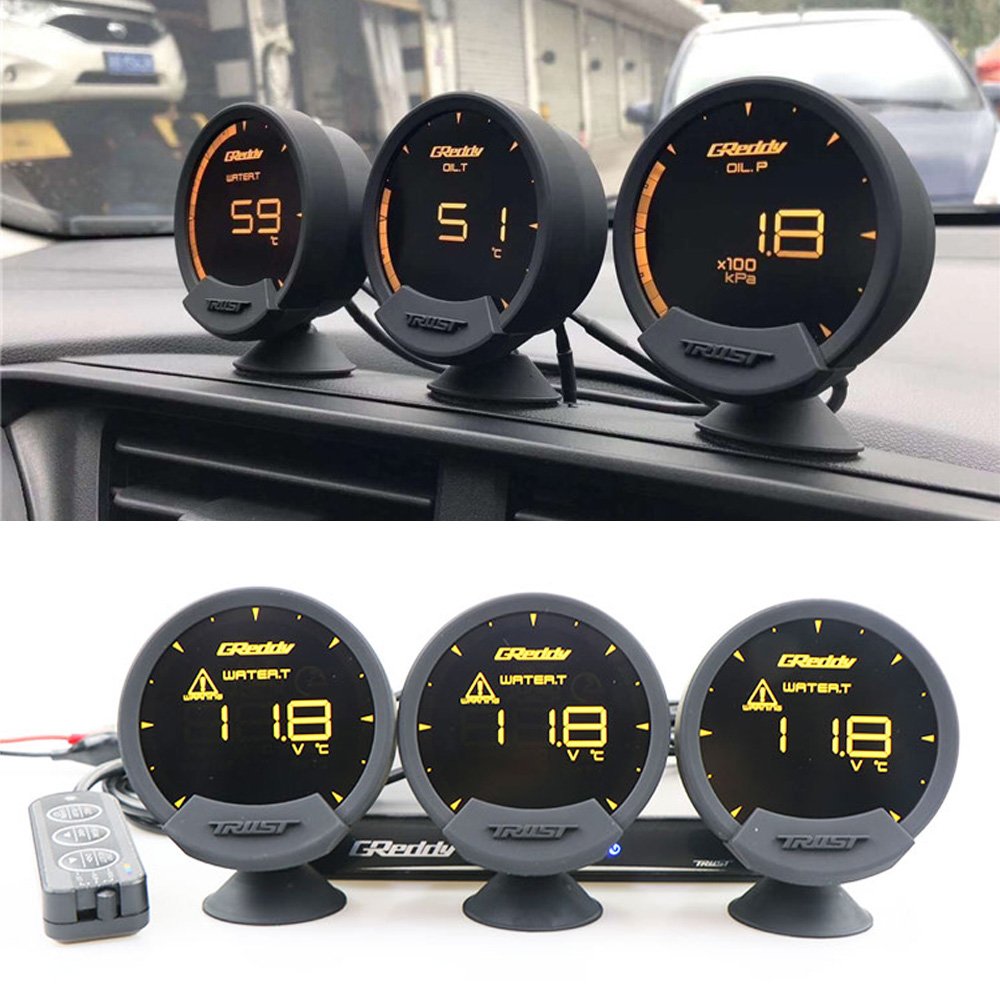 GReddi Sirius Obd2 Adjustable New Universal LCD Meter LED Display
