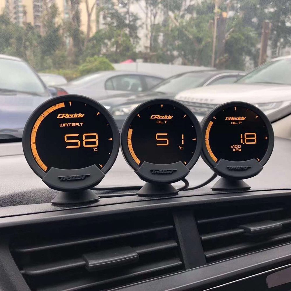 GReddi Sirius Obd2 Adjustable New Universal LCD Meter LED Display