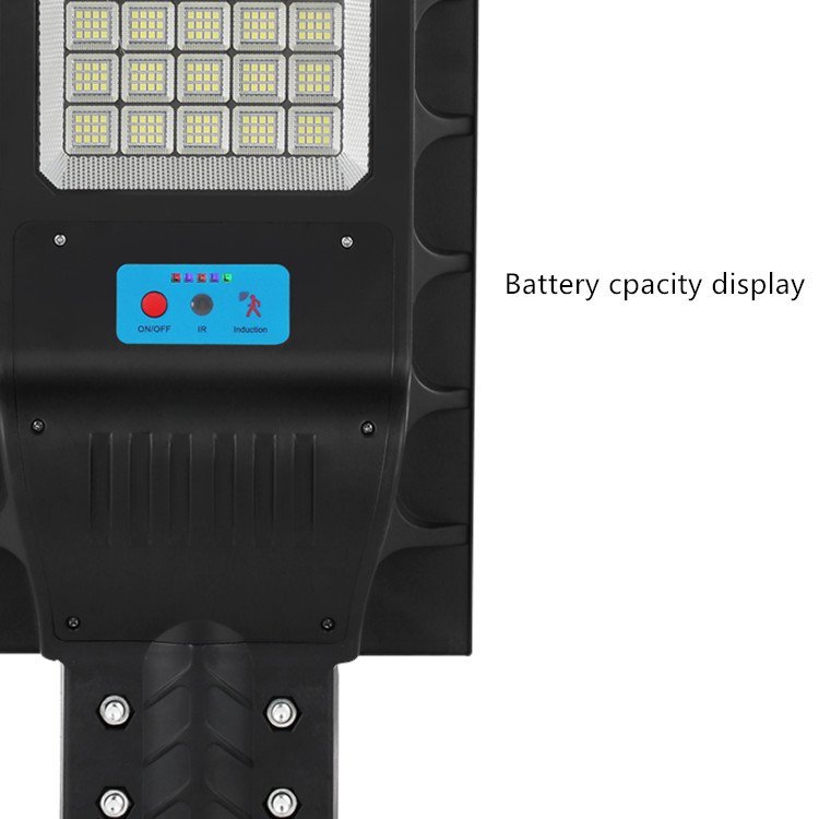 Motion Sensor ABS IP65 Waterproof Outdoor 200W 300W 400W 500W Integrated Solar Powered Street Lamp Street Light All in One