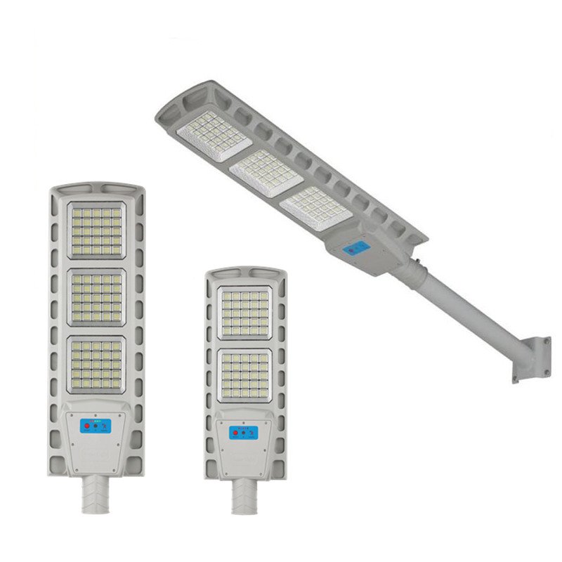 Motion Sensor ABS IP65 Waterproof Outdoor 200W 300W 400W 500W Integrated Solar Powered Street Lamp Street Light All in One