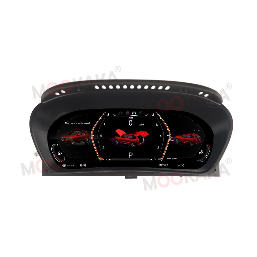 MOOKAKA Car Digital Cluster LCD Dashboard Player for BMW X5 E70 X6 E71 Auto Electronics Virtual Cockpit Speed Meter
