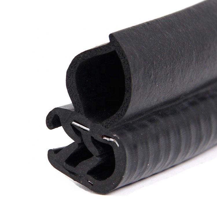 Anti Vibration Double E Auto Car Door Epdm Pvc Rubber Silicone Products Seals Profile protection Gasket Edge Trim Parts