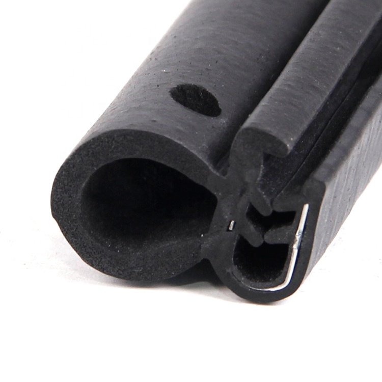 Anti Vibration Double E Auto Car Door Epdm Pvc Rubber Silicone Products Seals Profile protection Gasket Edge Trim Parts