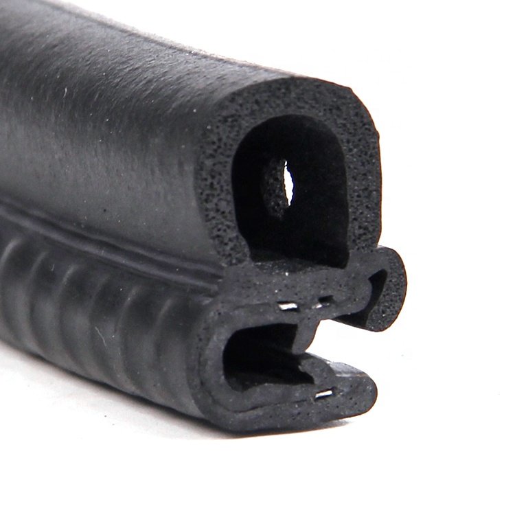Anti Vibration Double E Auto Car Door Epdm Pvc Rubber Silicone Products Seals Profile protection Gasket Edge Trim Parts