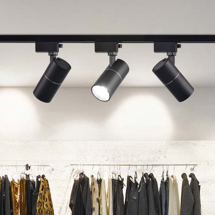 Adjustable Track Lights Focus Led Track Light 360 Degrees 20w 30w Rail Lamp for Clothing Store