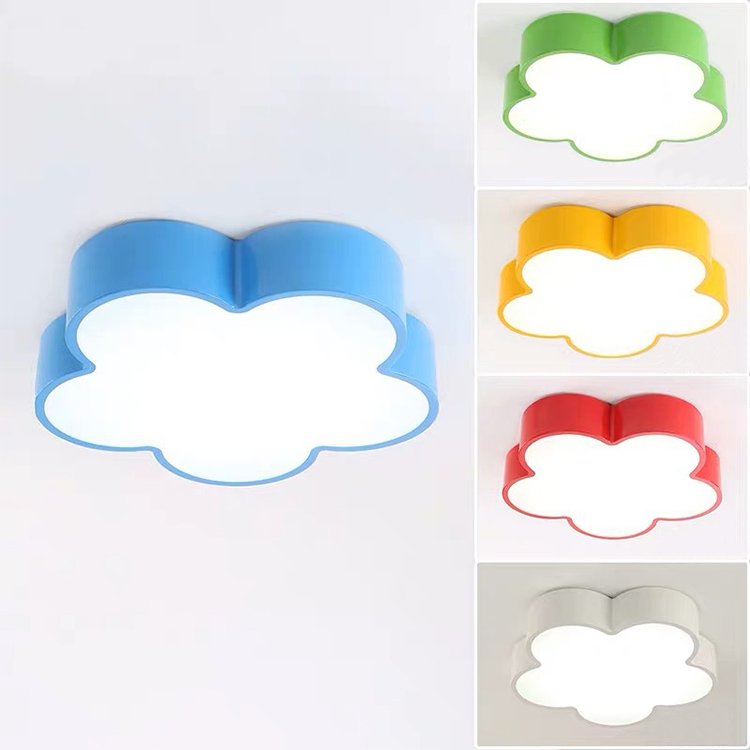 Star Shaped Children's Room LED Ceiling Light Kindergarten Three Color Dimming Pendant Lamp Bedroom Study Room Lighting Lights