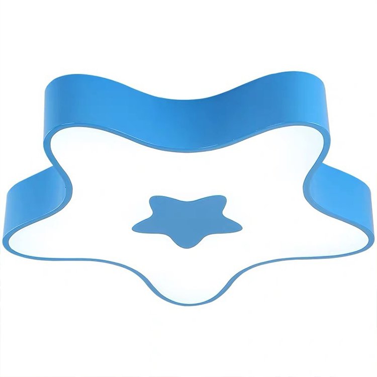 Star Shaped Children's Room LED Ceiling Light Kindergarten Three Color Dimming Pendant Lamp Bedroom Study Room Lighting Lights