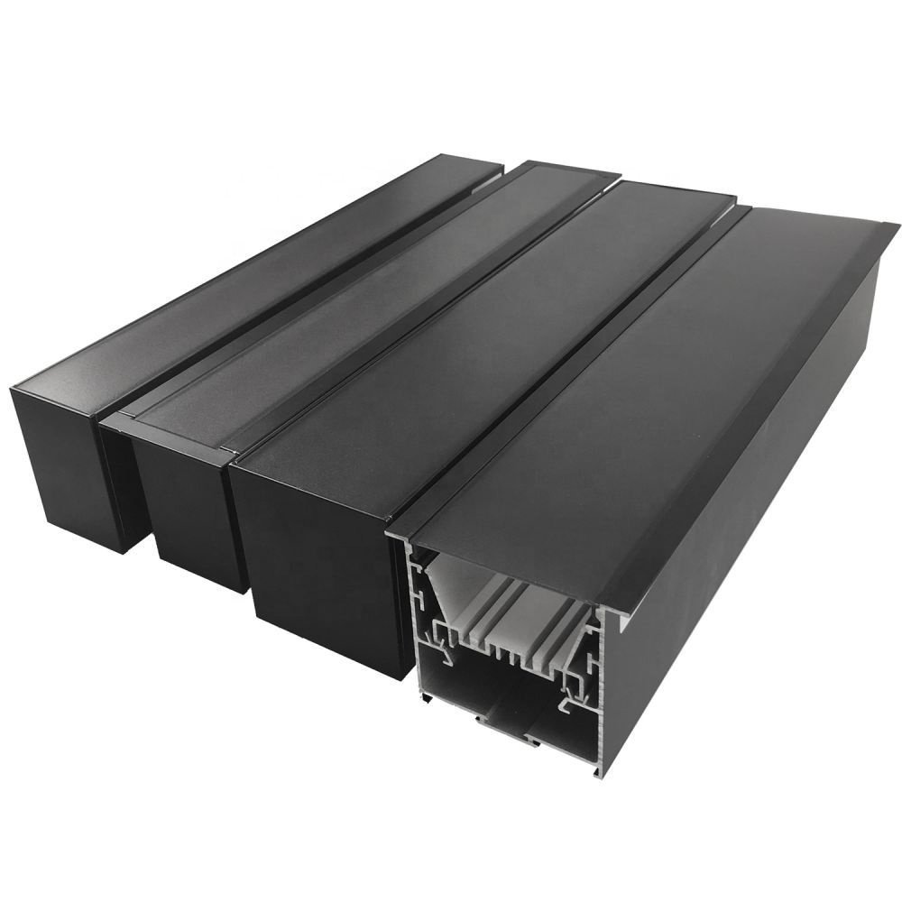 Simple Modern LED Linear Office Lighting Ceiling Hanging Dual-use Luminous Oem Creative Splicing Aluminium square Round Light