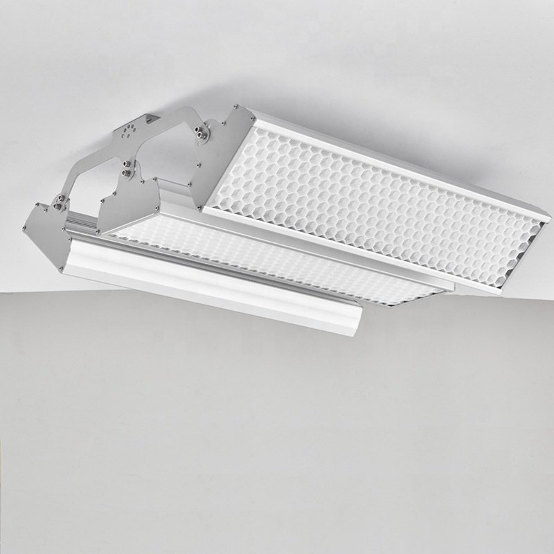3*100W Super Bright Anti-glare Badminton Hall Light LED Linear High Bay Light Workshop Warehouse Lighting Led Panel Chandelier