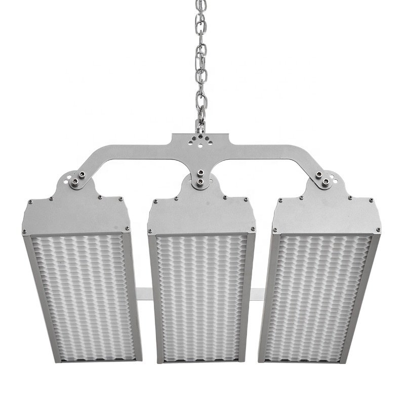 3*100W Super Bright Anti-glare Badminton Hall Light LED Linear High Bay Light Workshop Warehouse Lighting Led Panel Chandelier