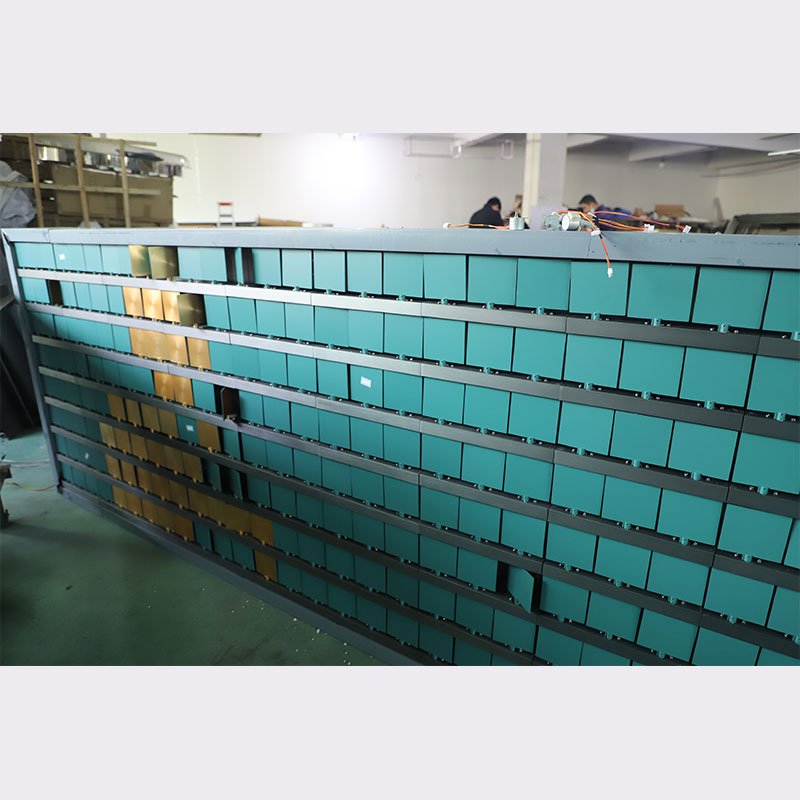 Mechanical Digital Interactive Modern Flip-Disc Kinetic Art Wall Interactive Art Installation for Shopping Mall Hotel Exhibition
