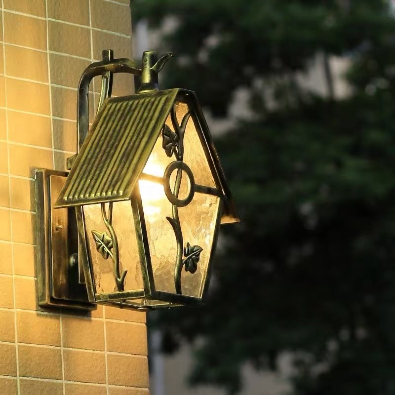 Outdoor Classic European Style Waterproof LED Garden Light Antique Street Light and Poles Aluminum Garden Lamp Post