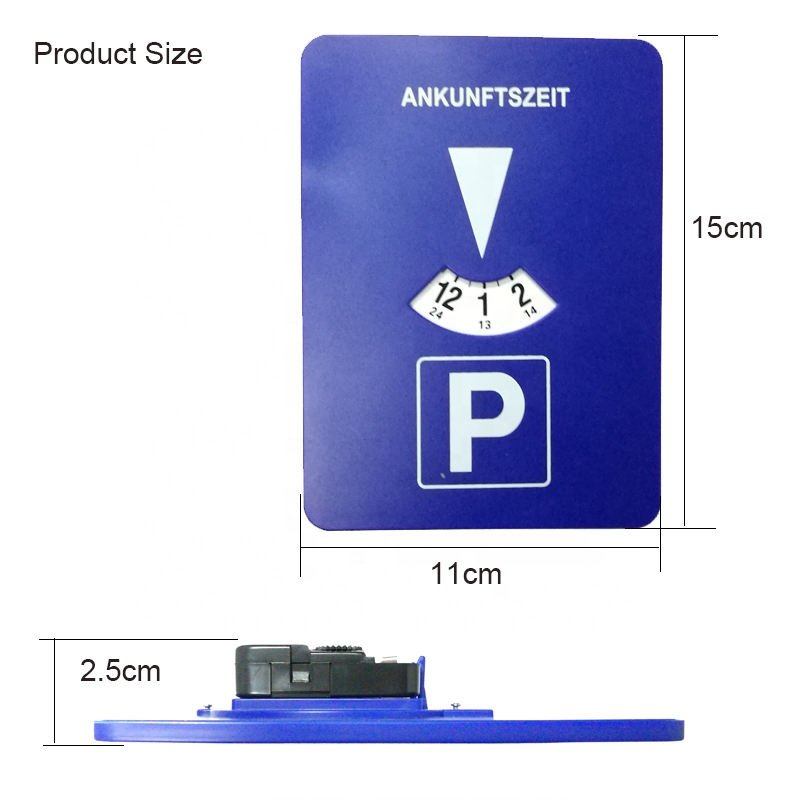NBT Vehicle Car Parking Disc Timer Clock Arrival Time Display Plastic Disc Parking Time Tools Portable Car Parking Timer Clock