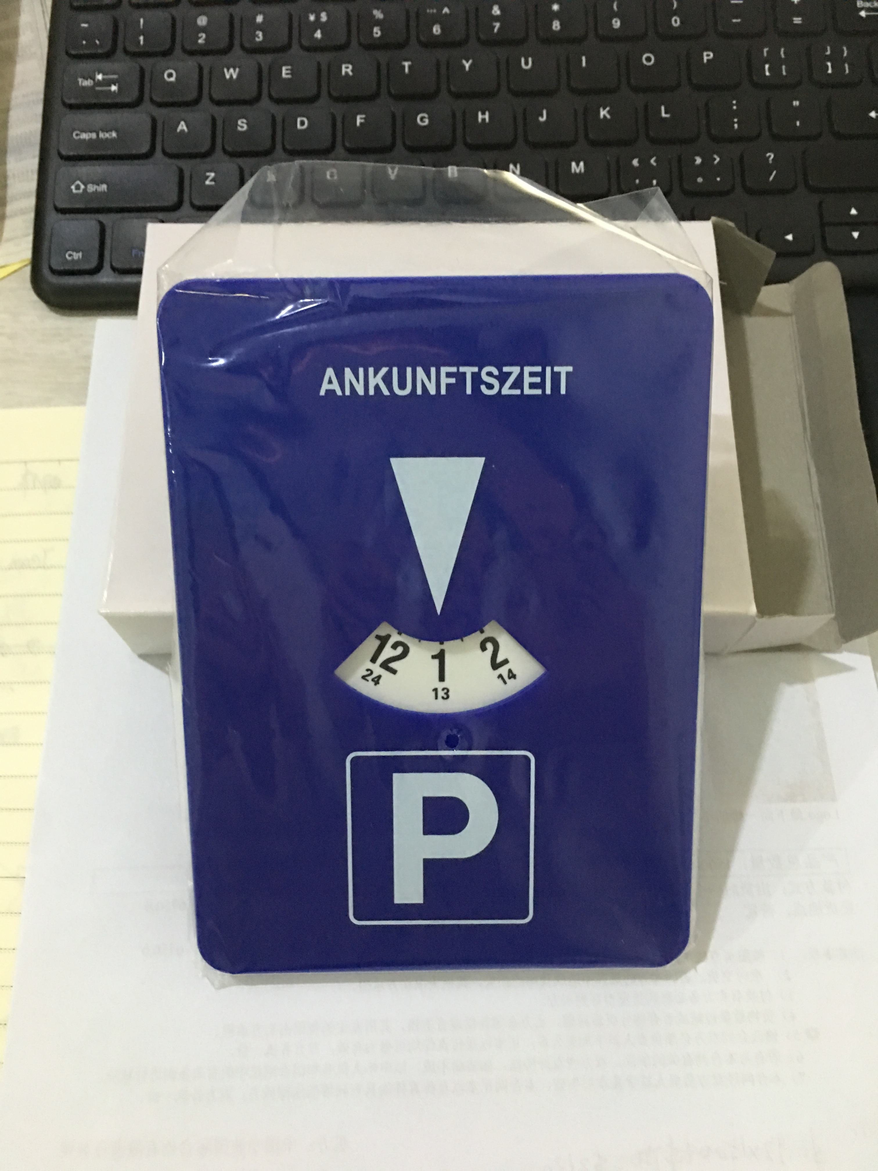 NBT Vehicle Car Parking Disc Timer Clock Arrival Time Display Plastic Disc Parking Time Tools Portable Car Parking Timer Clock