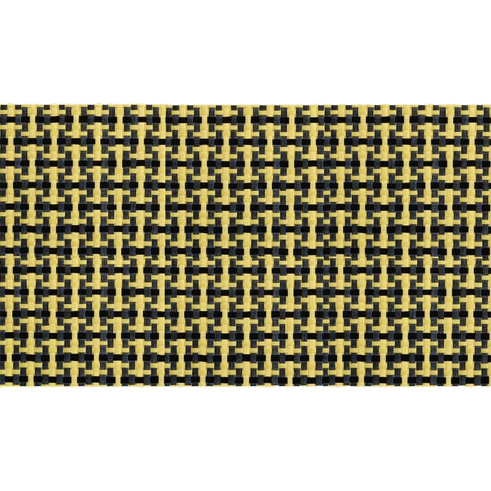 Yellow Kevlar Fabric Used for Door Panels Seat Grid Pattern 1X1.5 Meters Best-Selling High-Quality Automotive Parts