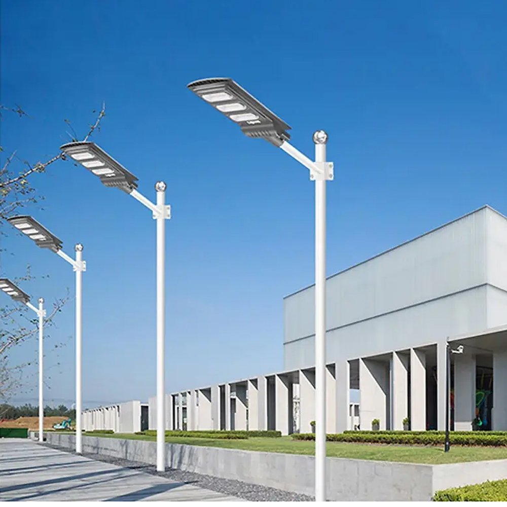 High Lumen IP65 60w 80w 100w 120w Sensor Smart Waterproof Outdoor Integrated Street Lamp All in One Led Solar Street Light
