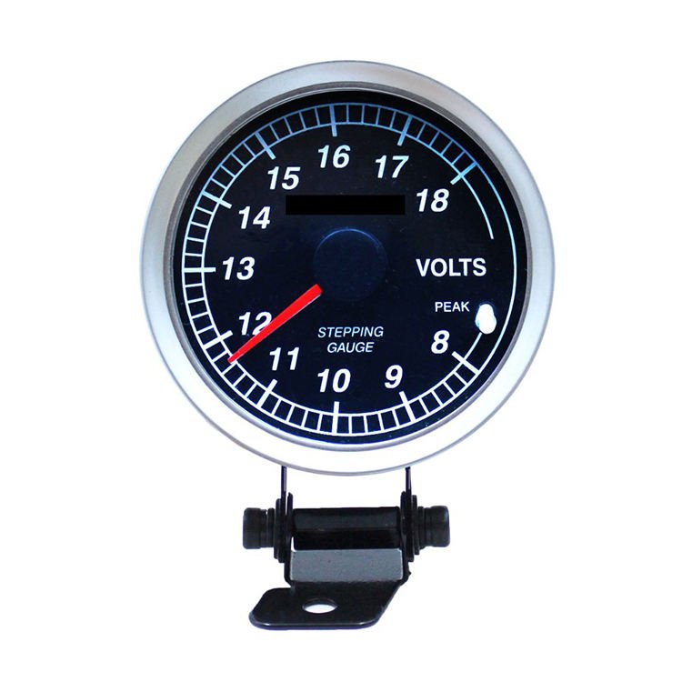 Automatic Meter With LED Display Volt High Speed Auto Racing Boost Gauge Auto Meter