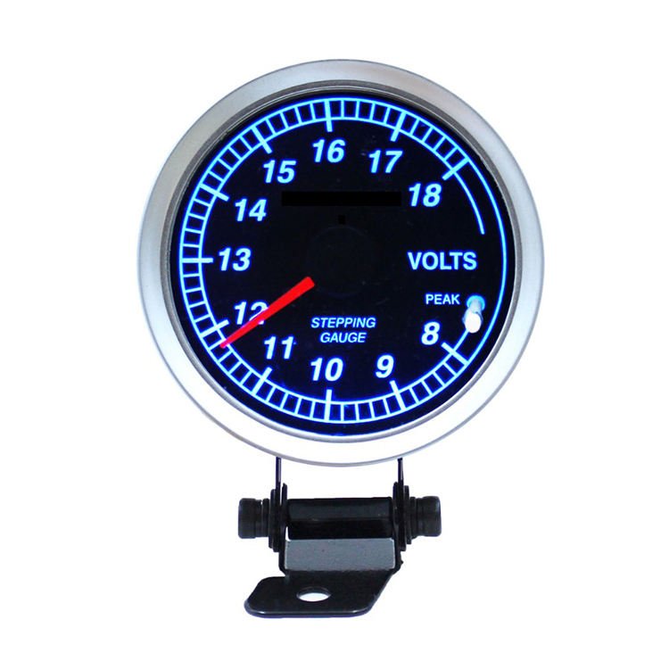 Automatic Meter With LED Display Volt High Speed Auto Racing Boost Gauge Auto Meter