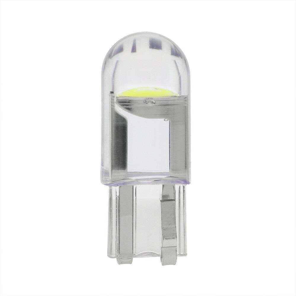 T10 Crystal Transparent Integrated LED Car Light W5W License Plate Reading Light COB High Brightness Car Exterior Accessories