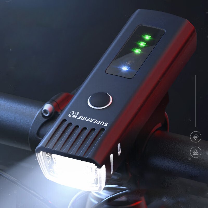 Outdoor bicycle headlights night mountain bike road car night riding flashlight charging riding outdoor equipment accessories