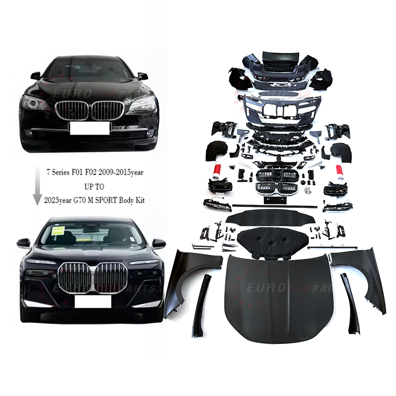 Retrofit G70 M Sport Bodykit Front Bumper Grill Headlight For Bmw 7 Series F01 F02 2009-2015 Rear Bumper Hood Fenders Taillights
