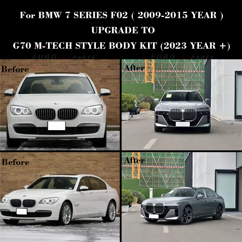 Retrofit G70 M Sport Bodykit Front Bumper Grill Headlight For Bmw 7 Series F01 F02 2009-2015 Rear Bumper Hood Fenders Taillights