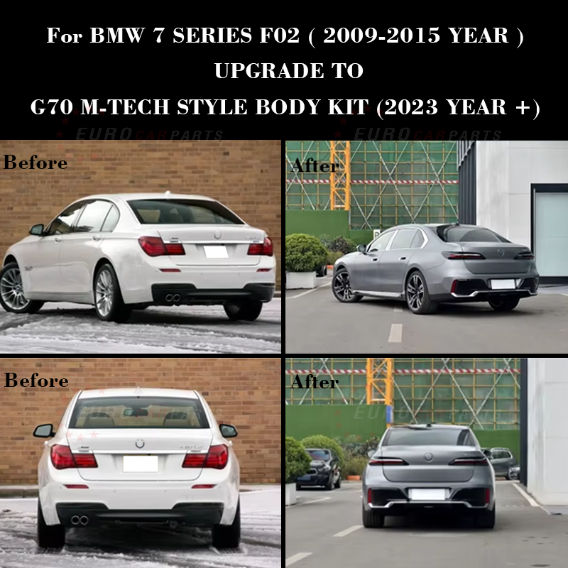 Retrofit G70 M Sport Bodykit Front Bumper Grill Headlight For Bmw 7 Series F01 F02 2009-2015 Rear Bumper Hood Fenders Taillights