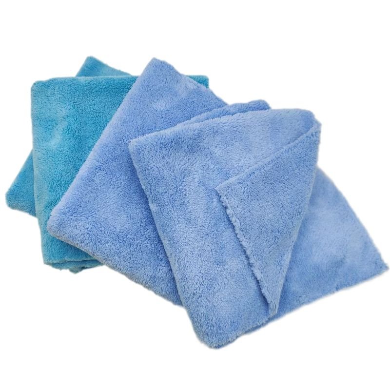 Coral Fleece Car Care Detailing Cleaning Cloth Towel 500gsm Edgeless Plush Microfiber Car Wash Polishing Drying Towel