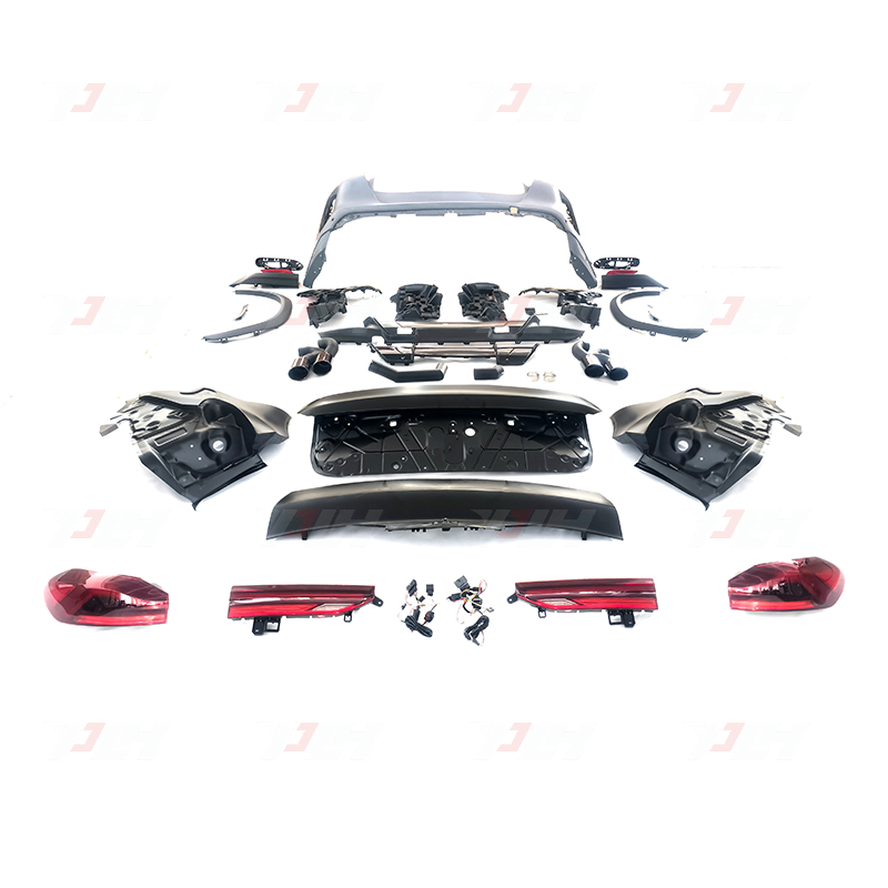 Body Kit For Bmw X6 E71 2007-2015year Upgrade to 2024year G06 Lci X6M Style Bodykit without Rear View Mirrors Side Skirts