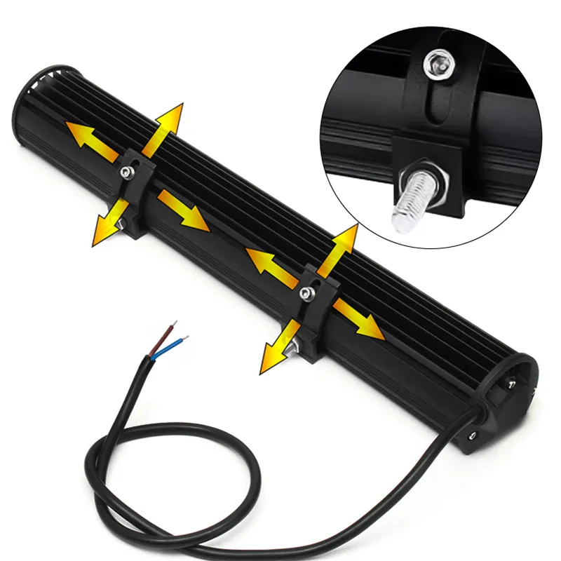 Straight Led Light Bar 22'' 384W Offroad 4x4 Led Bar 6500K Waterproof for Truck UAZ SUV Vehicle Car Running Lights