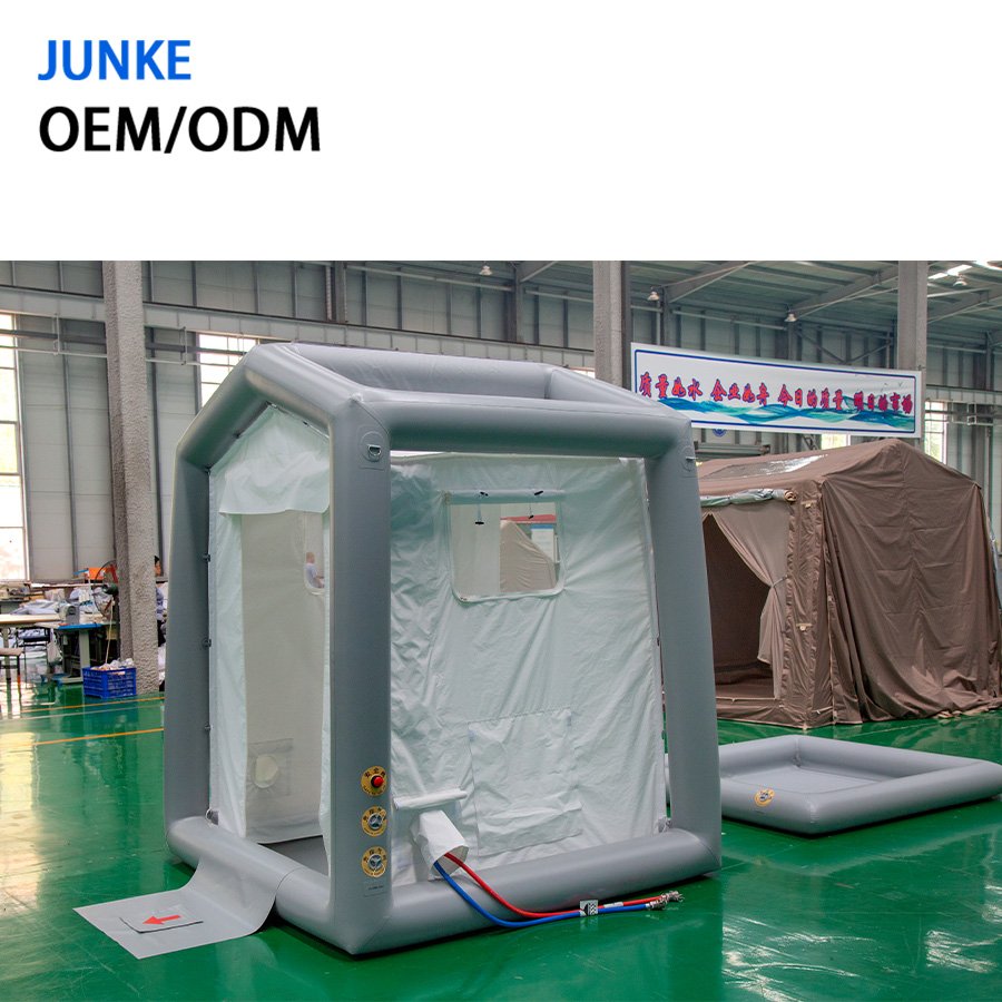 decontamination Inflatable tent Customized OEM/ODM Outdoor epidemic prevention and medical command isolation camouflage tent
