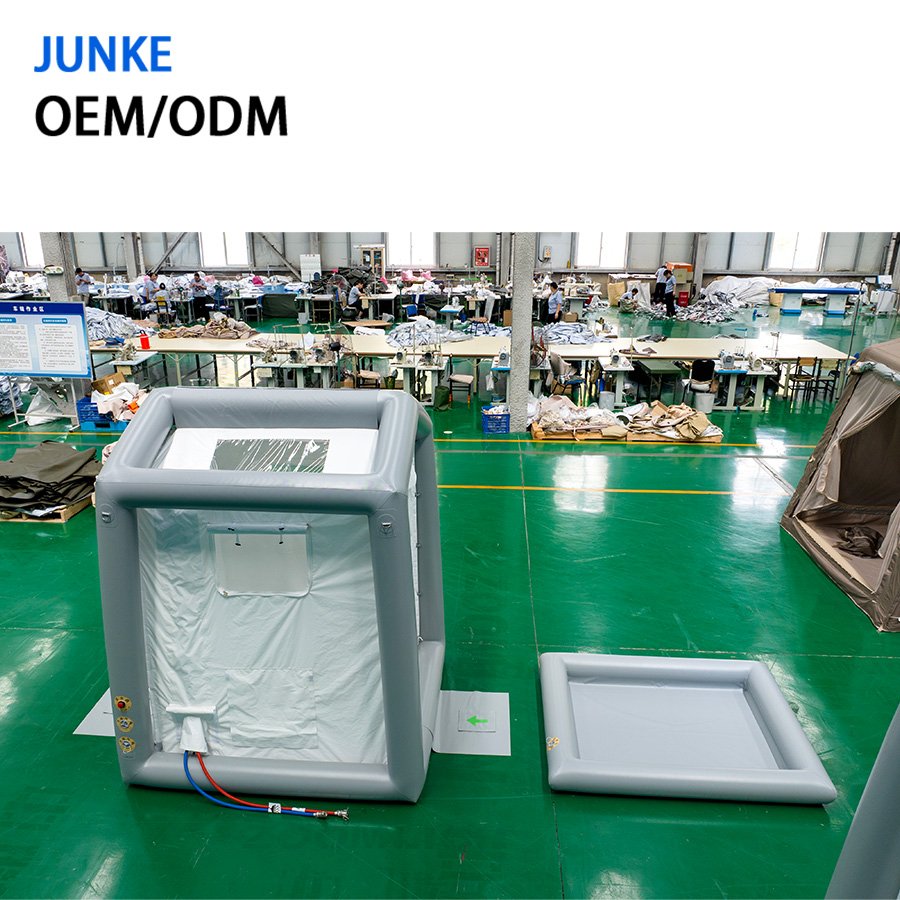 decontamination Inflatable tent Customized OEM/ODM Outdoor epidemic prevention and medical command isolation camouflage tent