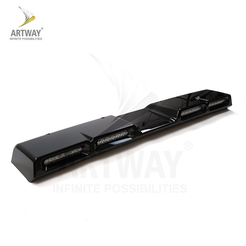 High Quality Front Glossy Black top light LED Roof Light For Jeep Wrangler Car exterior accessories