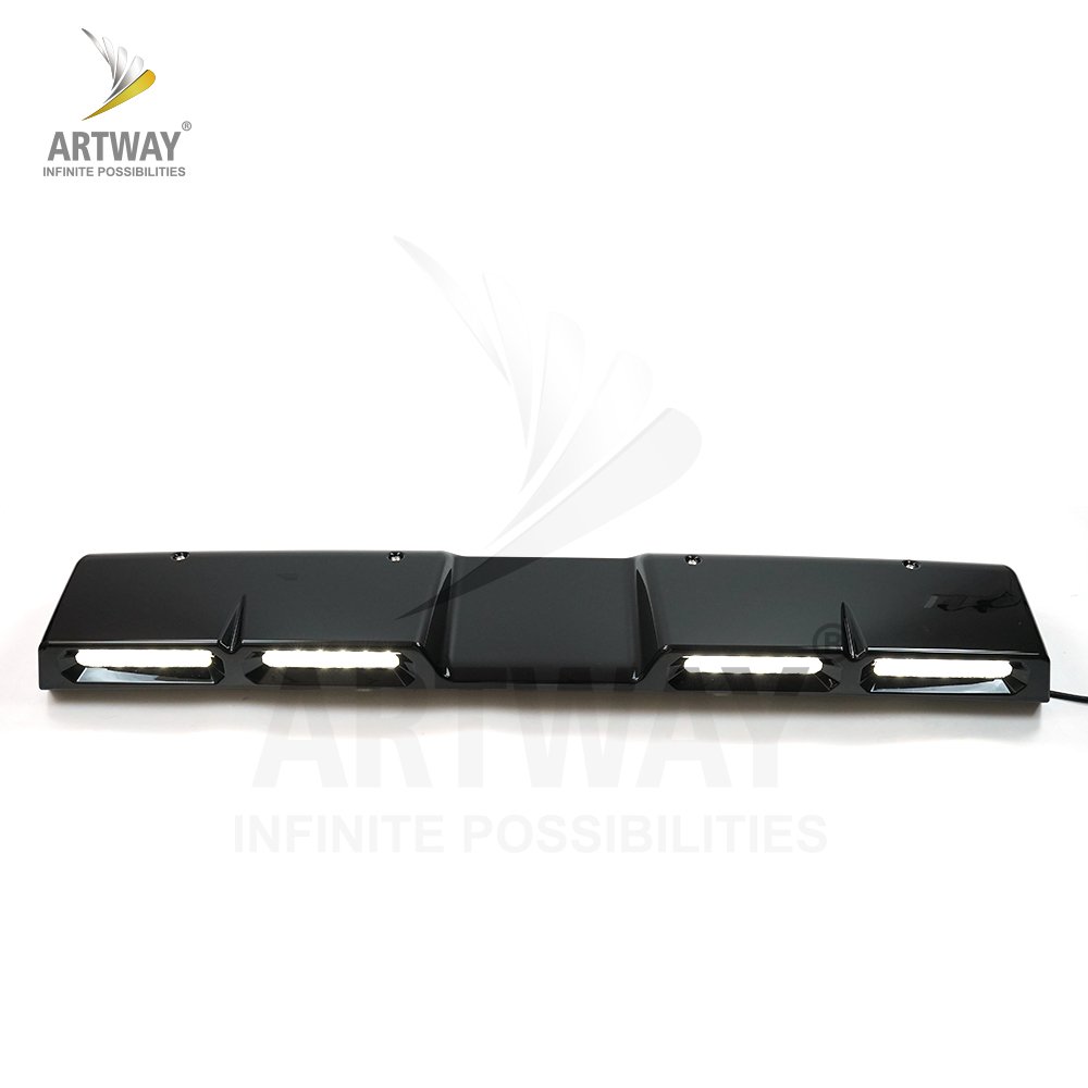 High Quality Front Glossy Black top light LED Roof Light For Jeep Wrangler Car exterior accessories